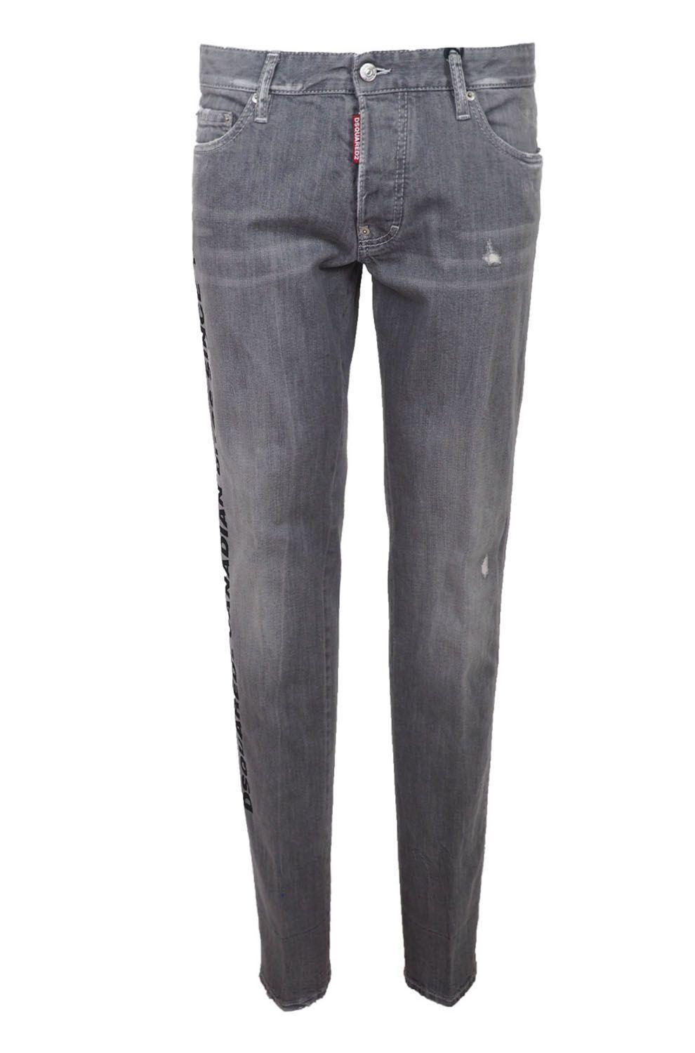 Gray Dsquared² Gray Cotton Jeans & Pant