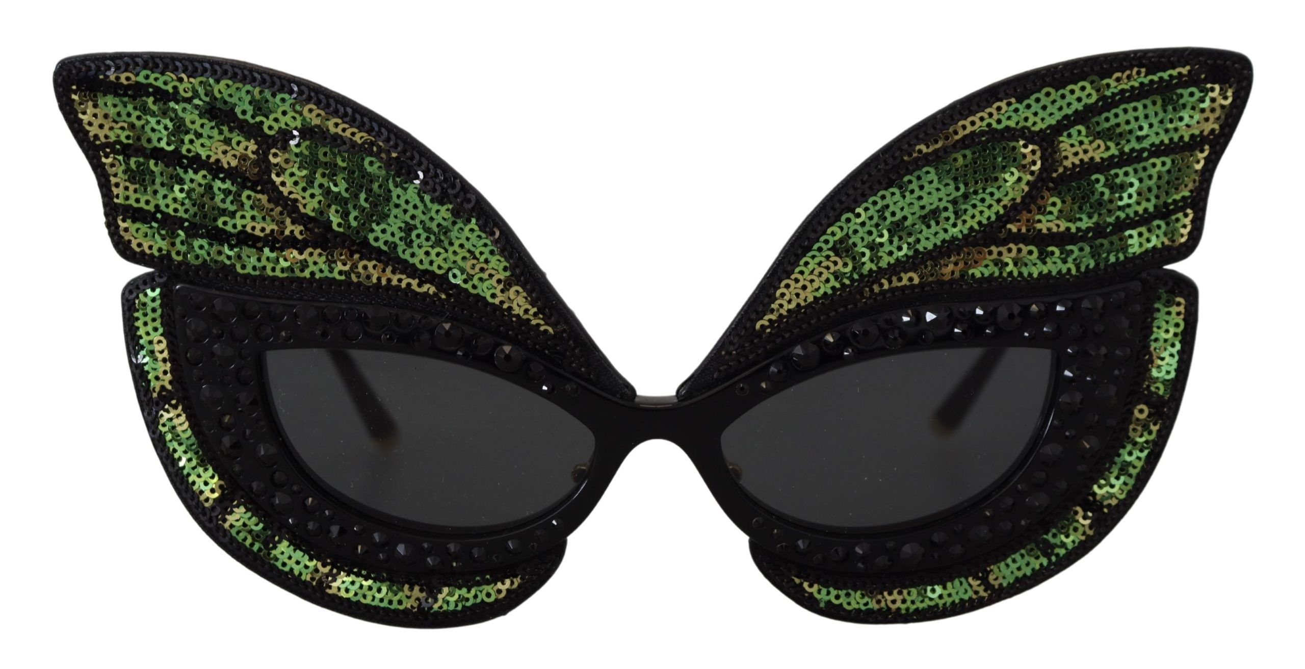 Multicolor Dolce & Gabbana Exquisite Sequined Butterfly Sunglasses