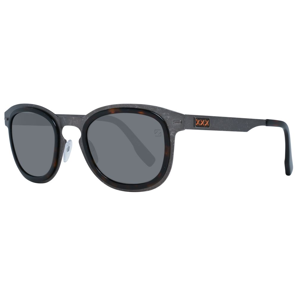 Gray Zegna Couture Gray Men Sunglasses