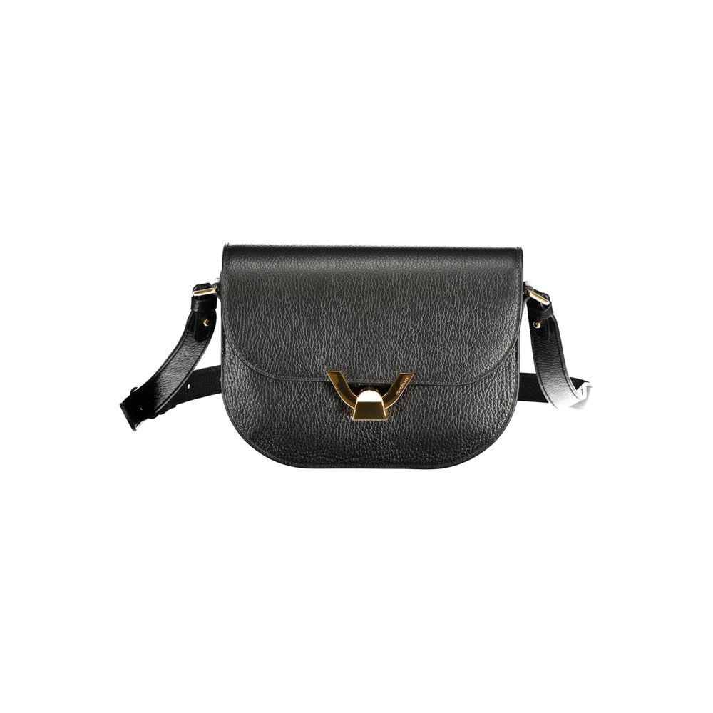 Black Coccinelle Black Leather Handbag