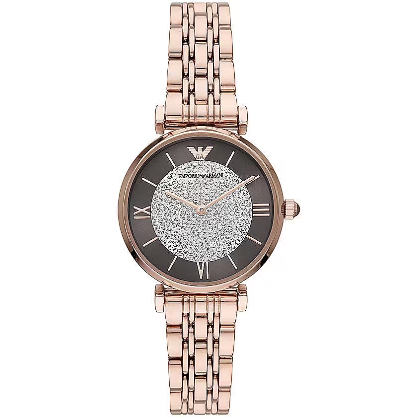 Bronze Emporio Armani Elegant Rose Gold-Tone Ladies Watch