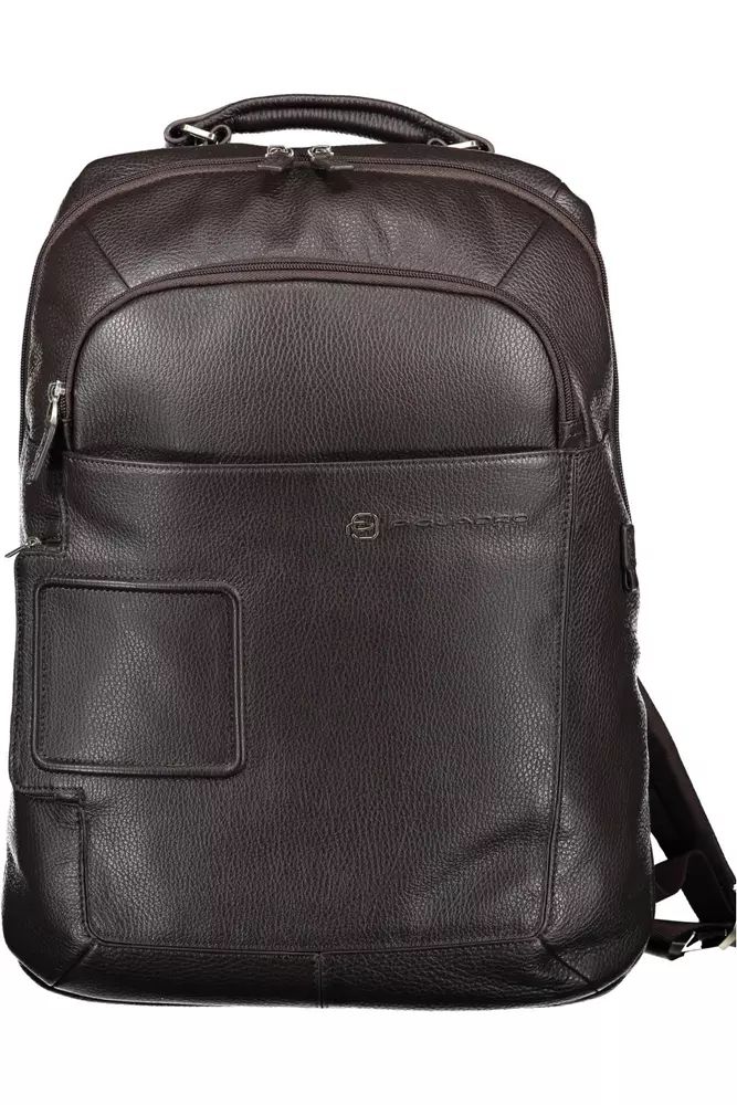 Brown Piquadro Elegant Brown Tech-Savvy Backpack